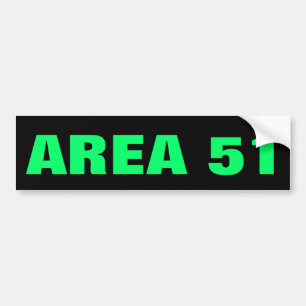 PEGATINA PARA COCHE ÁREA 51