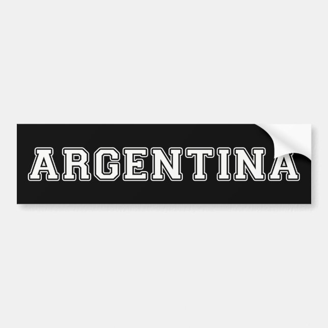 Pegatina Para Coche Argentina (Frente)