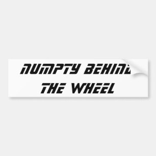 Pegatina Para Coche Argot escocés divertido Numpty