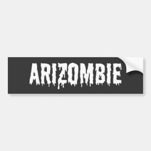 Pegatina Para Coche Arizombie, zombie de Arizona