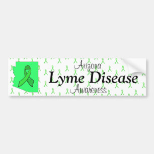 Pegatina Para Coche Arizona Lyme Disease Awareness Bumper Sticker