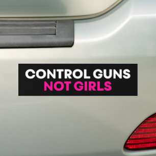 Pegatina Para Coche Armas de control, no Chicas, aborto por elección
