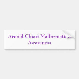 Pegatina Para Coche Arnold Chiari MalformationAwareness