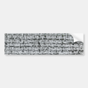 Pegatina Para Coche Arpillera Gris