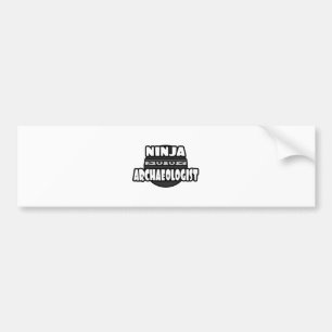 Pegatina Para Coche Arqueólogo Ninja