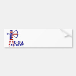 Pegatina Para Coche ARQUERÍA Patriótica de EE. UU.