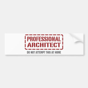 Pegatina Para Coche Arquitecto profesional