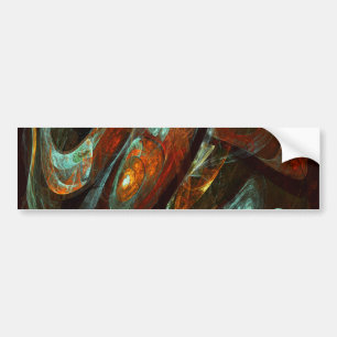 Pegatina Para Coche Arte abstracto de división de tiempo