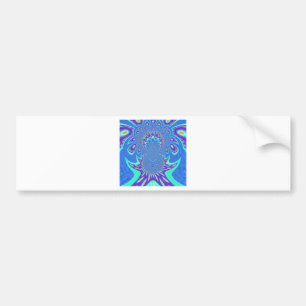 Pegatina Para Coche Arte azul moderno