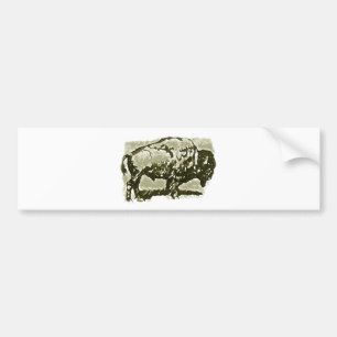 Pegatina Para Coche Arte de Búfalo