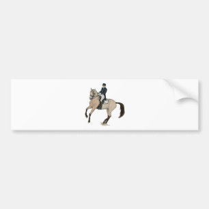 Pegatina Para Coche Arte magnífico del caballo del Dressage del ante