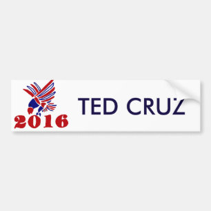 Pegatina Para Coche Arte político de Ted Cruz Eagle