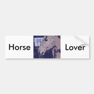 Pegatina Para Coche Arte pop de caballos Lover