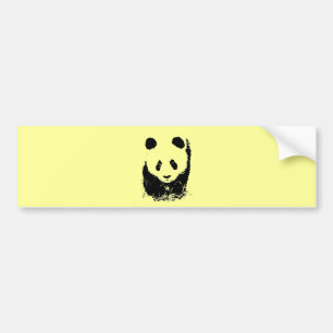 Pegatina Para Coche Arte Pop Panda