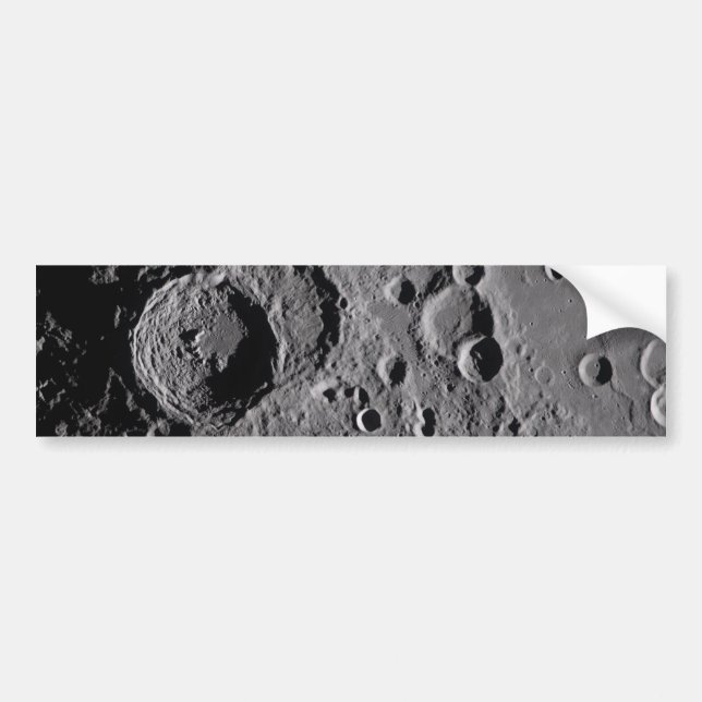 Pegatina Para Coche Artemis II Lunar Craters (Frente)