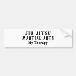 Pegatina Para Coche Artes marciales de Jiu Jitsu mi terapia