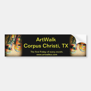 Pegatina Para Coche ArtWalk Corpus Christi, TX