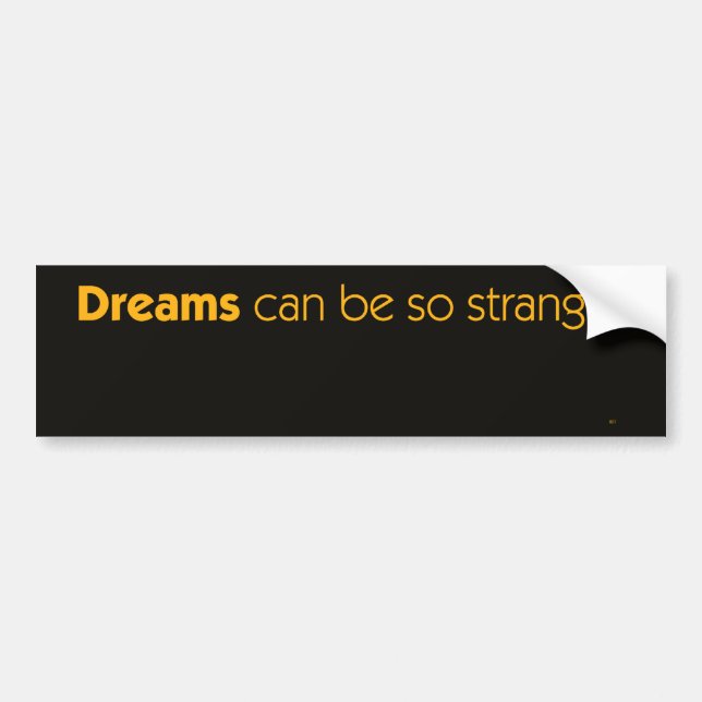 Pegatina Para Coche AS-010Dreams (Frente)