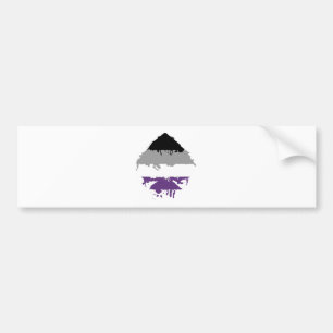 Pegatina Para Coche As asexual de Paintdrip