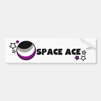 Pegatina Para Coche As del espacio - Asexuality