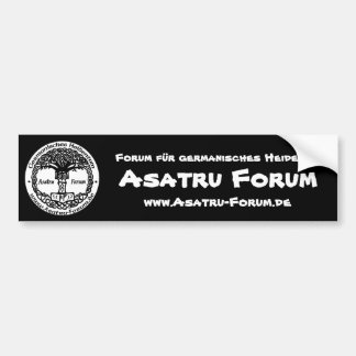 Pegatina Para Coche Asatru foro logo