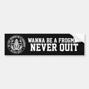 Pegatina Para Coche Así Que Quieres Ser Un Parche "Never Quit"