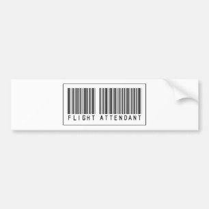 Pegatina Para Coche Asistente de vuelo del código de barras
