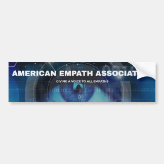 Pegatina Para Coche Asociación de Empath del americano -- Salga el