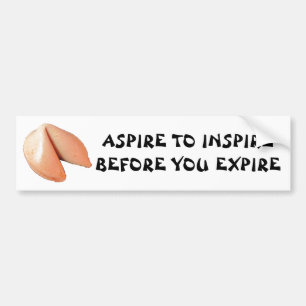 Pegatina Para Coche Aspire inspirar antes de que usted expire galleta