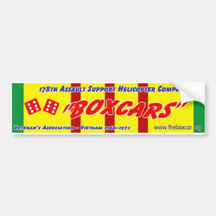 Pegatina Para Coche Ass'n del veterano de los furgones