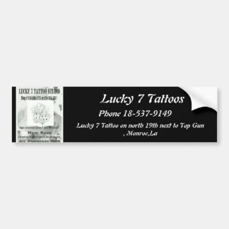 Pegatina Para Coche Astillero del parachoques 7 Tattoos