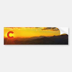 Pegatina Para Coche Atardecer de Colorado III