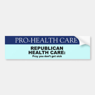 Pegatina Para Coche Atención sanitaria republicana - ruegúele no