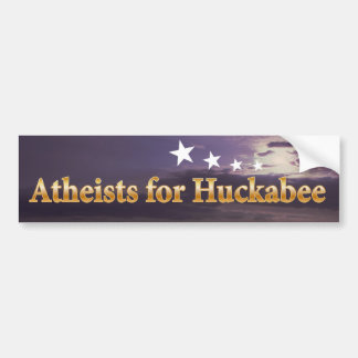 Pegatina Para Coche Ateos para Huckabee