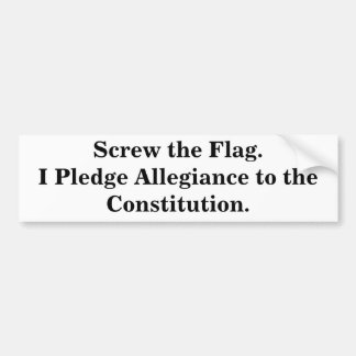 Pegatina Para Coche Atornille la bandera