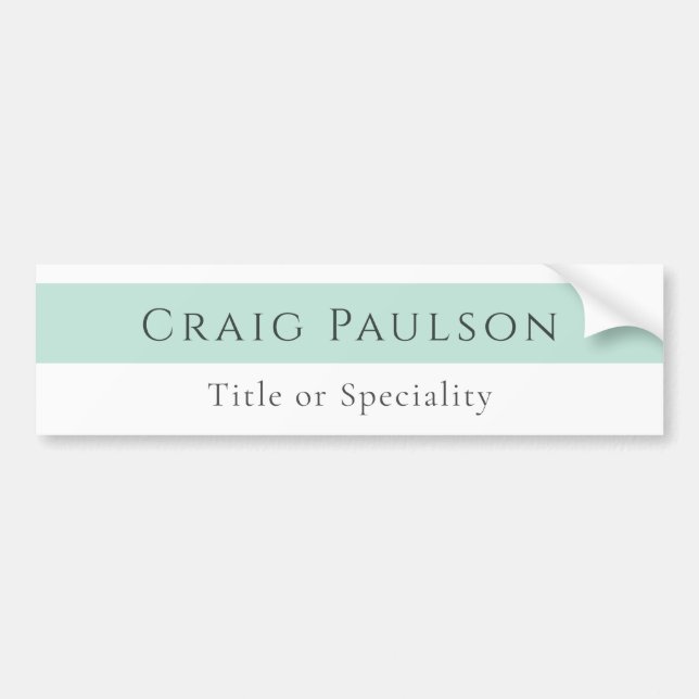 Pegatina Para Coche Atractivo sencillo simple simple simple profesiona (Frente)