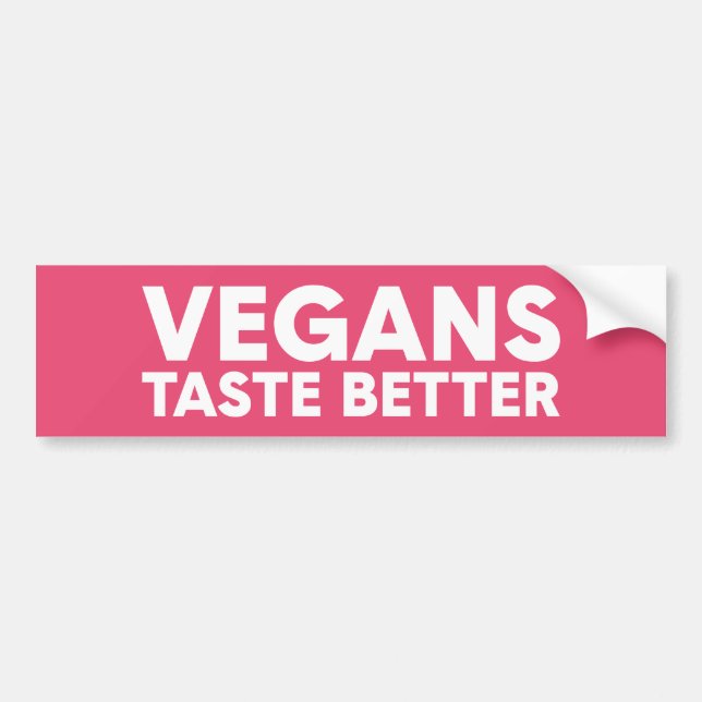 Pegatina Para Coche Atractivo Vegano (Frente)