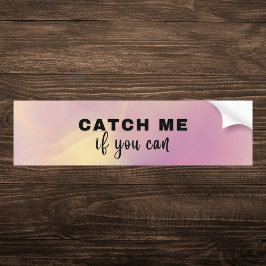 Pegatina Para Coche Atrápenme Si Puedes Holograr