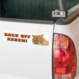 Pegatina Para Coche Atrás de Karen Cat Meme Bumper Sticker
