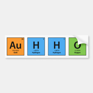Pegatina Para Coche Au H2 O