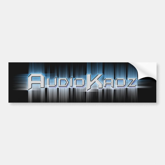 Pegatina Para Coche AudioKaoz Bumpersticker (Frente)