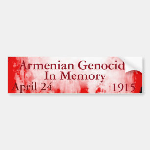Pegatina Para Coche Aumentador del genocidio armenio