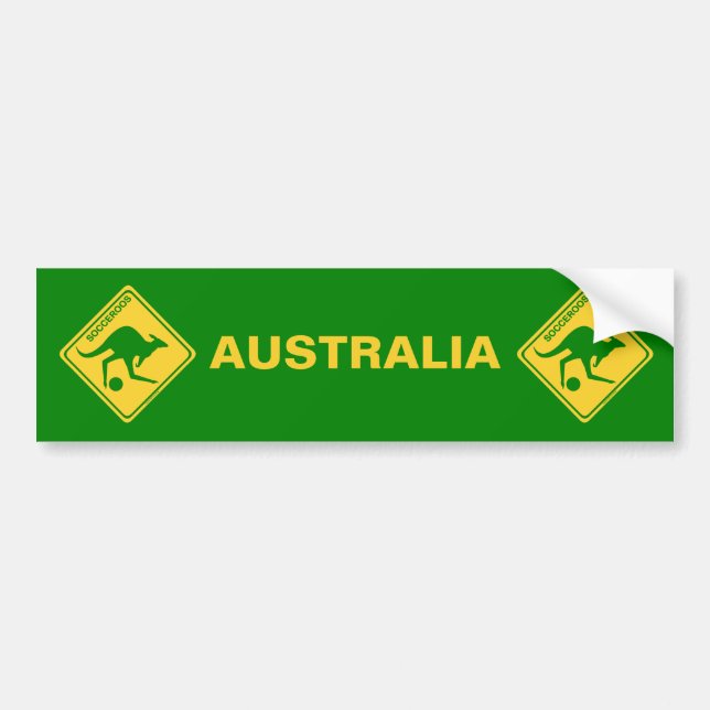 Pegatina Para Coche Australia Socceroos Bumper Sticker (Frente)