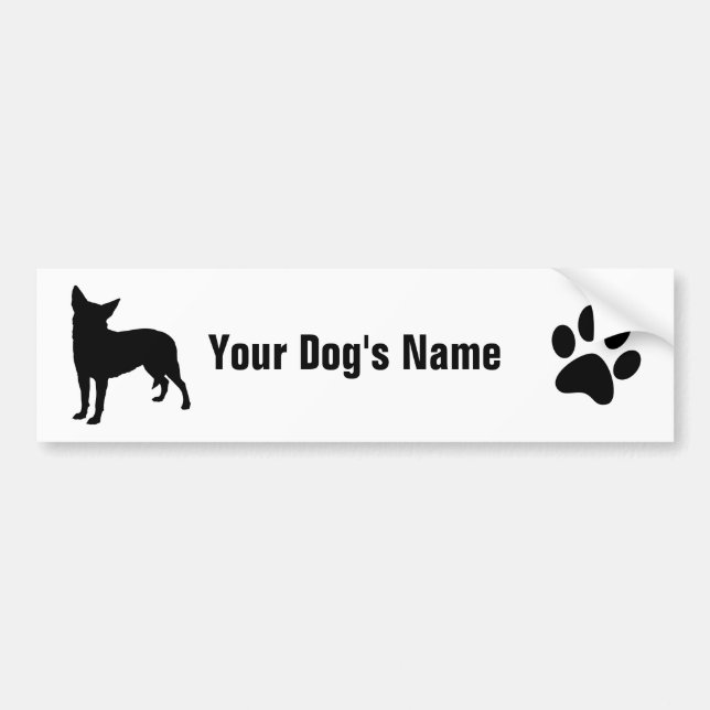 Pegatina Para Coche Australian Cattle Dog オーストラリアン・キャトル・ドッグ (Frente)