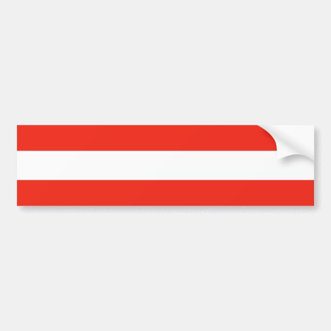 Pegatina Para Coche Austria - bandera/Österreich - Flagge (Frente)