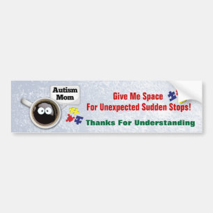 Pegatina Para Coche Autism Mom Bumper Sticker