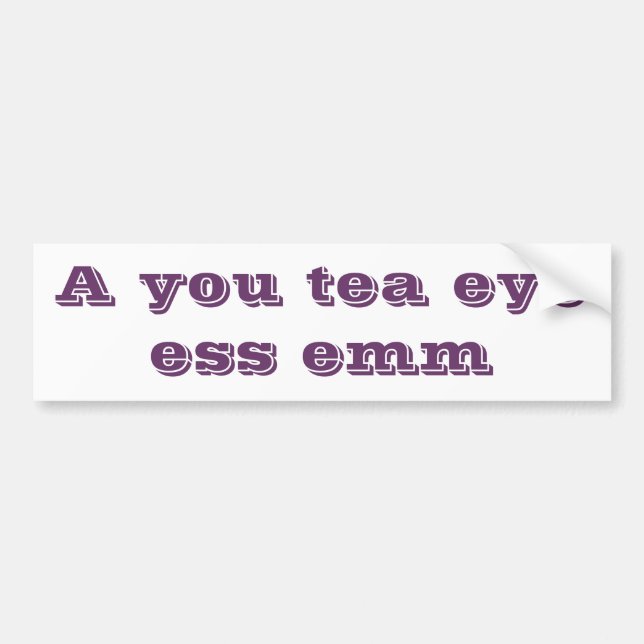 Pegatina Para Coche Autismo (Frente)