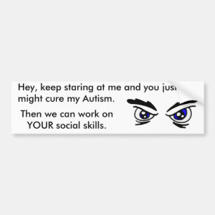 Pegatina Para Coche Autismo/KeepStaring