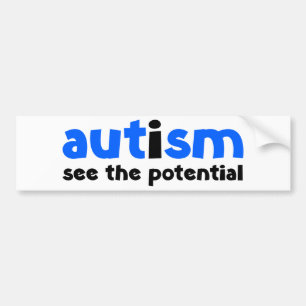 Pegatina Para Coche Autismo - vea el potencial