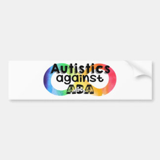 Pegatina Para Coche Autistics contra el ABA